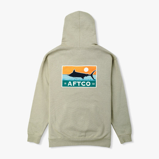 Cement Off The Record Mens Pullover Hoodie / AFTCO Hot Sale