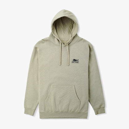 Cement Off The Record Mens Pullover Hoodie / AFTCO Hot Sale