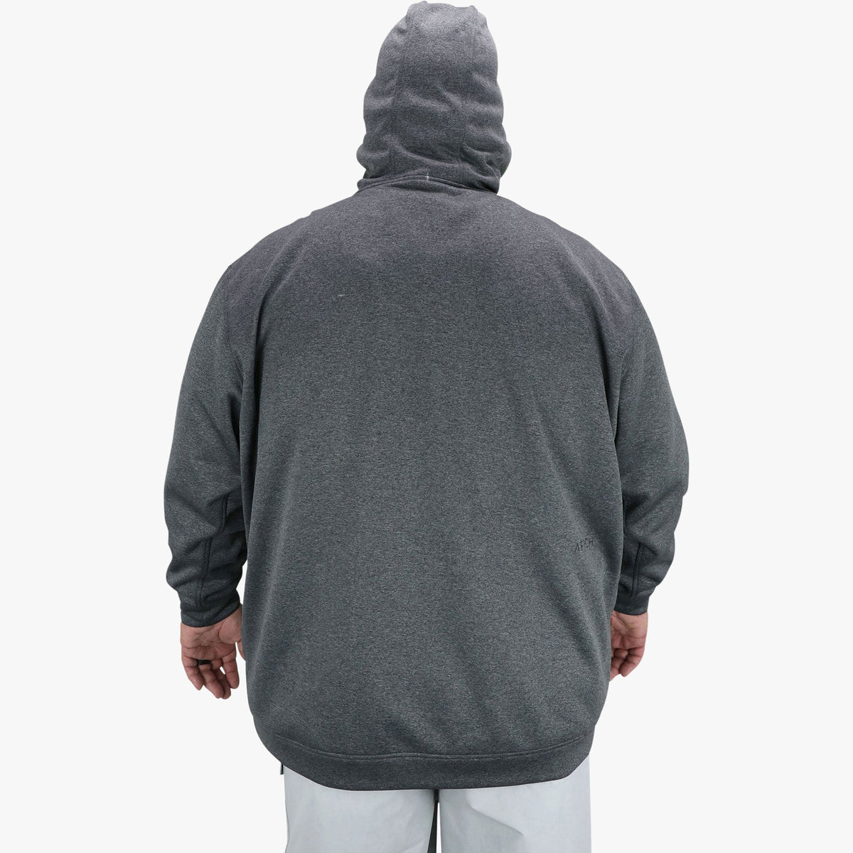 Charcoal Heather Reaper Hoodie: Sweatshirt in 3XL, 4XL, 5XL / AFTCO Premium
