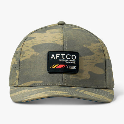 Oxide Blur Camo Shoreline Tech Fishing Hat / AFTCO Trusted