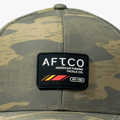 Oxide Blur Camo Shoreline Tech Fishing Hat / AFTCO Trusted