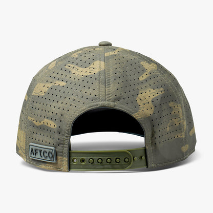 Oxide Blur Camo Shoreline Tech Fishing Hat / AFTCO Trusted