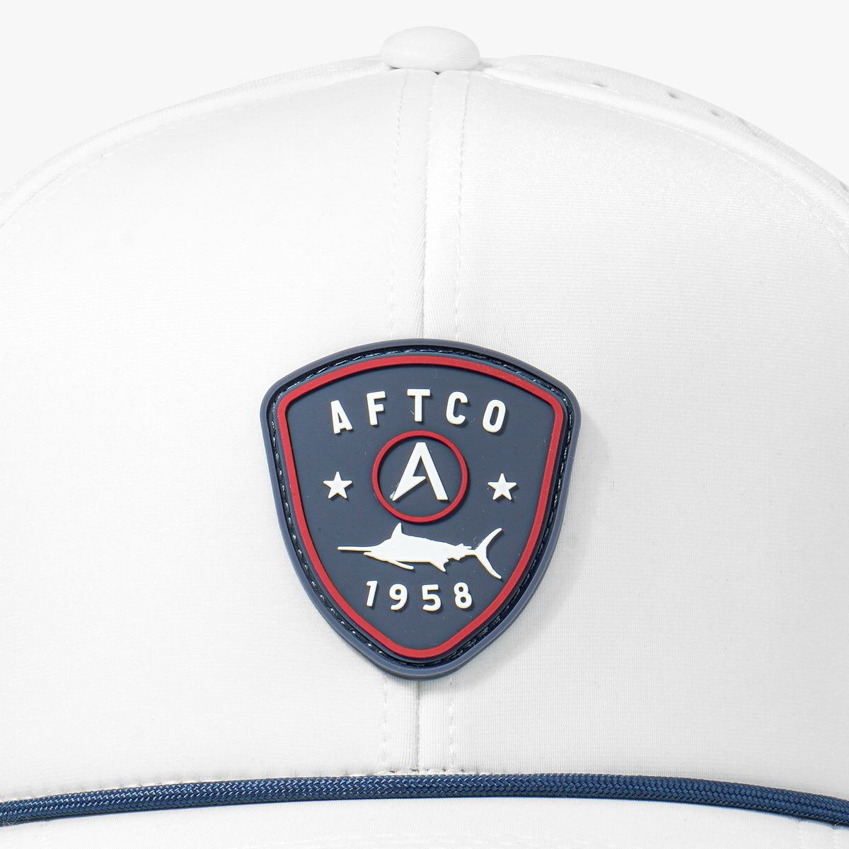 White Shield Tech Fishing Hat / AFTCO Best Seller