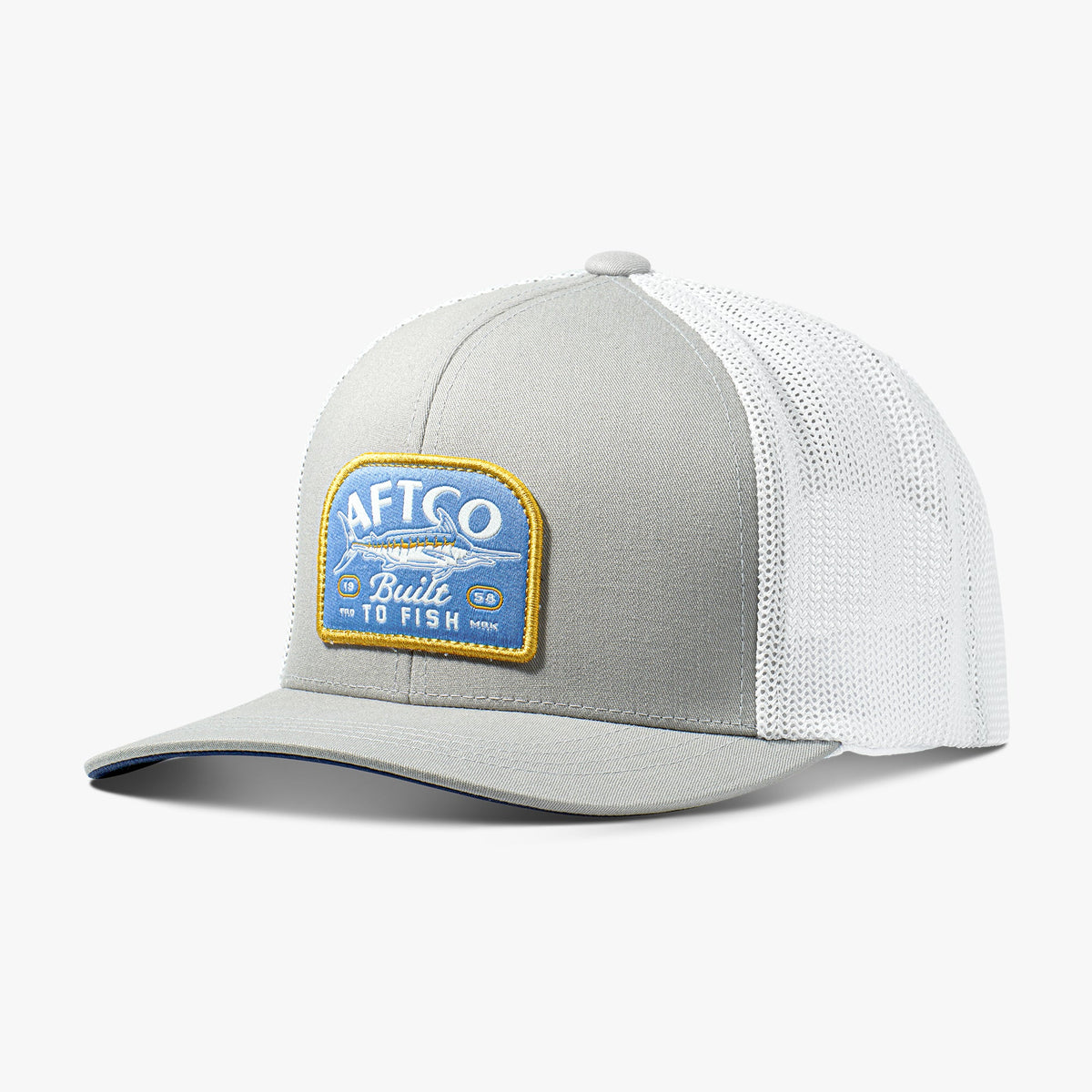 Silver Trilogy Fishing Trucker Hat / AFTCO Classic
