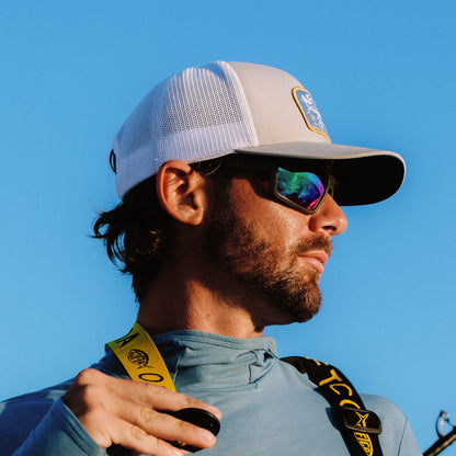 Silver Trilogy Fishing Trucker Hat / AFTCO Classic
