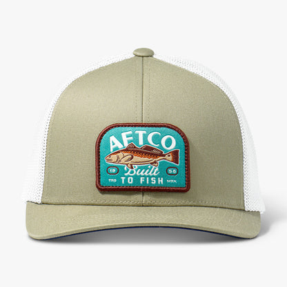 Silver Trilogy Fishing Trucker Hat / AFTCO Classic