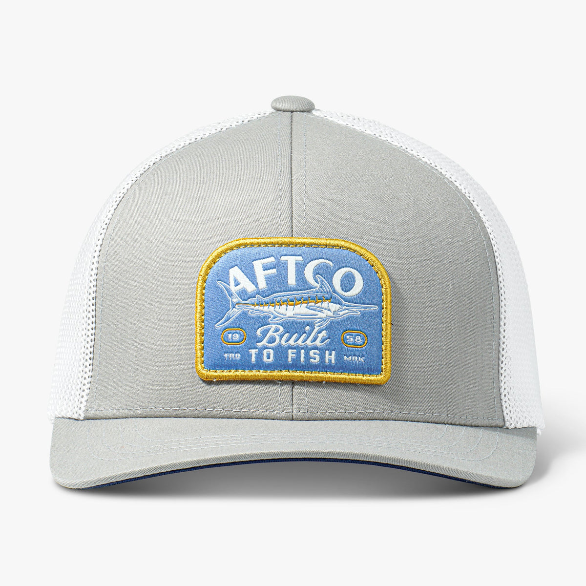 Silver Trilogy Fishing Trucker Hat / AFTCO Classic