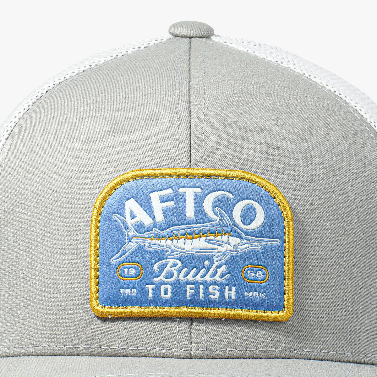 Silver Trilogy Fishing Trucker Hat / AFTCO Classic