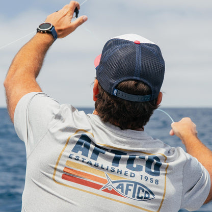 Navy 00's AFTCO Vintage Fishing Hat / AFTCO Quality