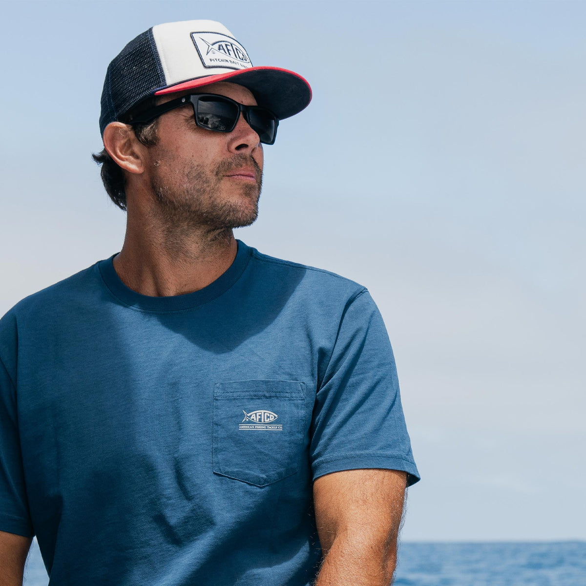 Navy 00's AFTCO Vintage Fishing Hat / AFTCO Quality