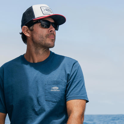 Navy 00's AFTCO Vintage Fishing Hat / AFTCO Quality