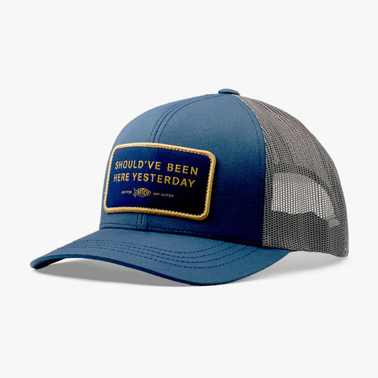 Navy Should've Been Here Yesterday Fishing Trucker Hat / AFTCO Deals