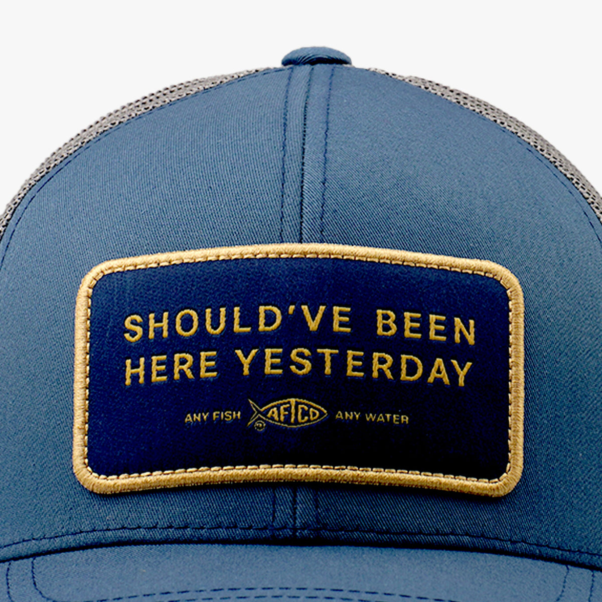 Navy Should've Been Here Yesterday Fishing Trucker Hat / AFTCO Deals