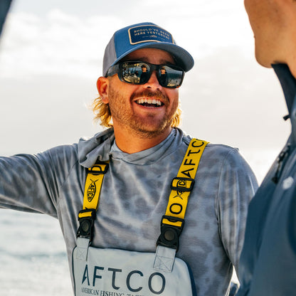 Navy Should've Been Here Yesterday Fishing Trucker Hat / AFTCO Deals