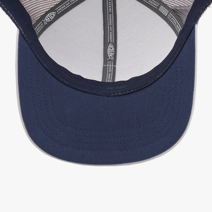 Blue Fetch Fishing Trucker Hat / AFTCO Signature