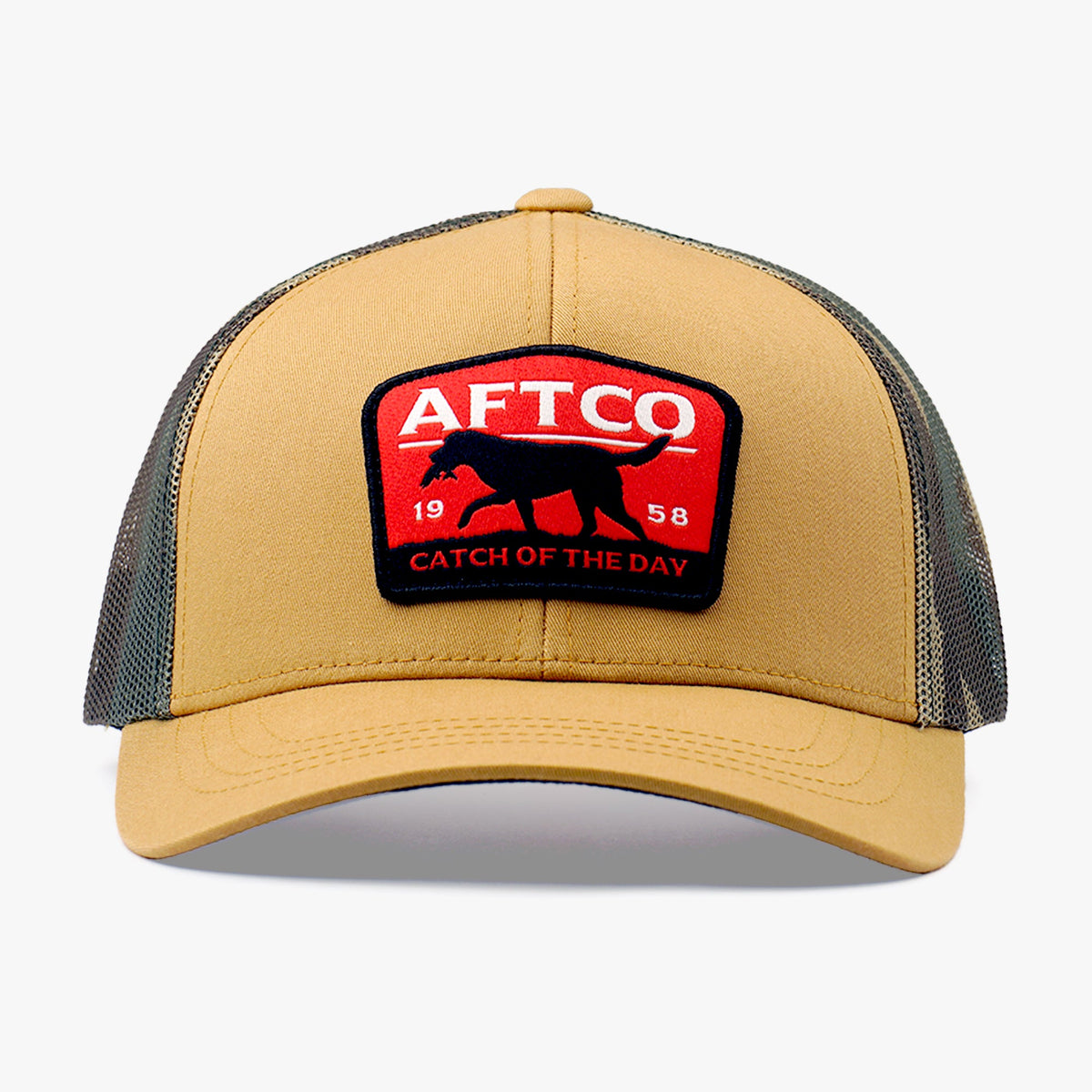 Blue Fetch Fishing Trucker Hat / AFTCO Signature