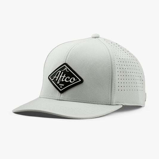 Silver West Coast Fishing Tech Hat / AFTCO Discount