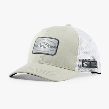 Khaki AFTCO x CCA Fish Patch Hat / AFTCO Quality