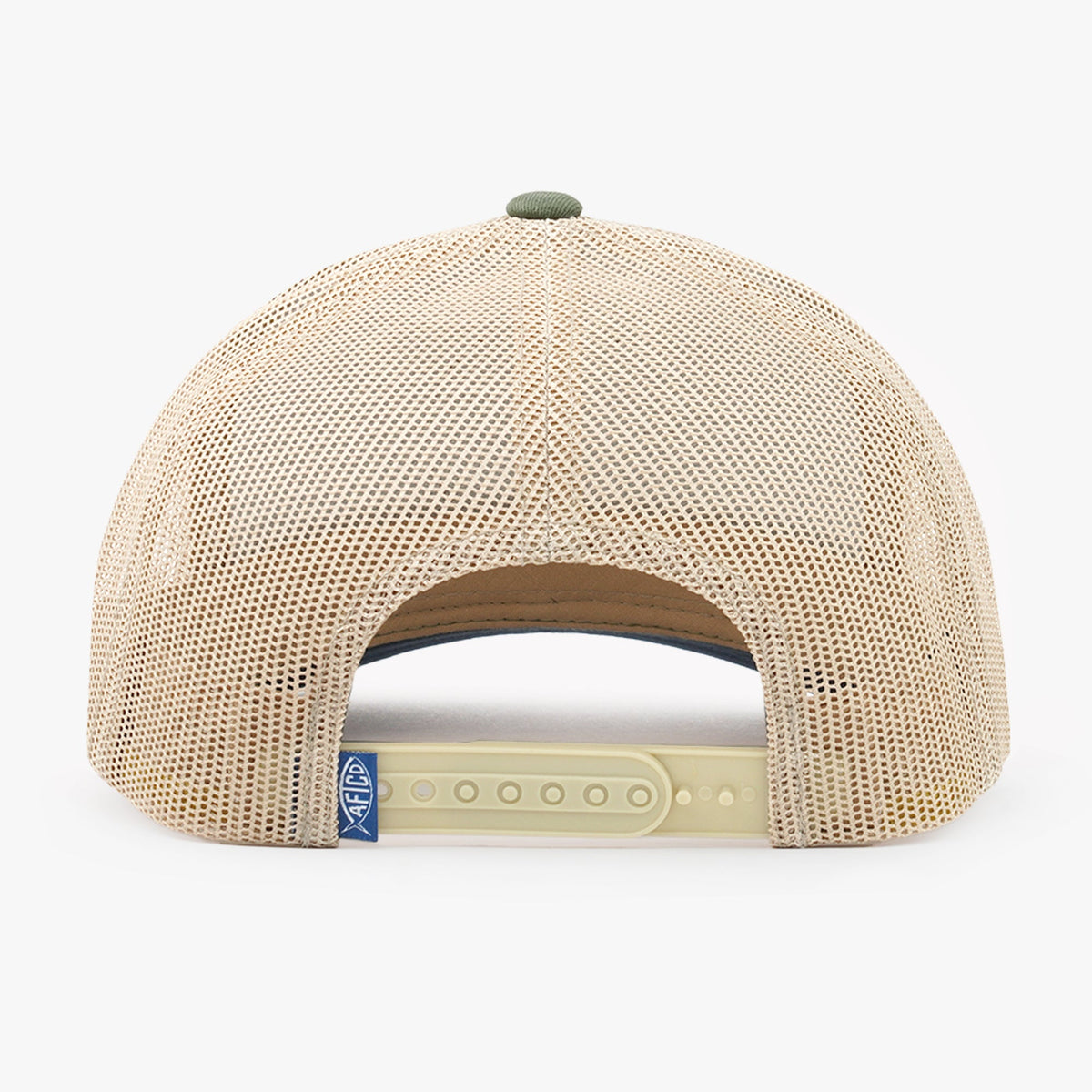 Olive Lemonade Leather Trucker Hat / AFTCO Value