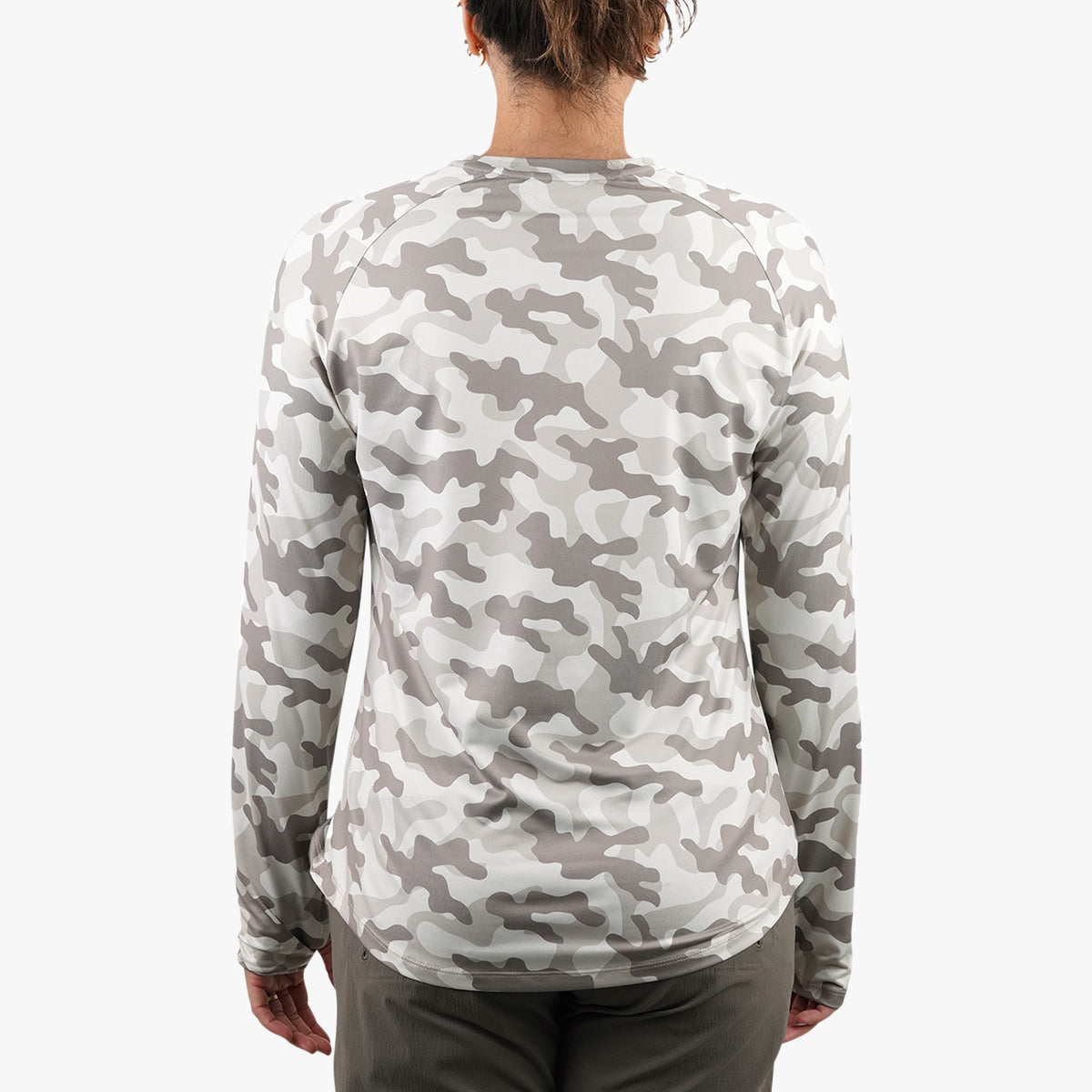 Bone OG Camo Women's Tactical Camo LS Performance Shirt / AFTCO Discount