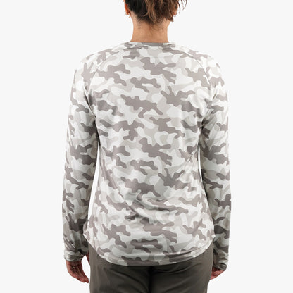 Bone OG Camo Women's Tactical Camo LS Performance Shirt / AFTCO Discount