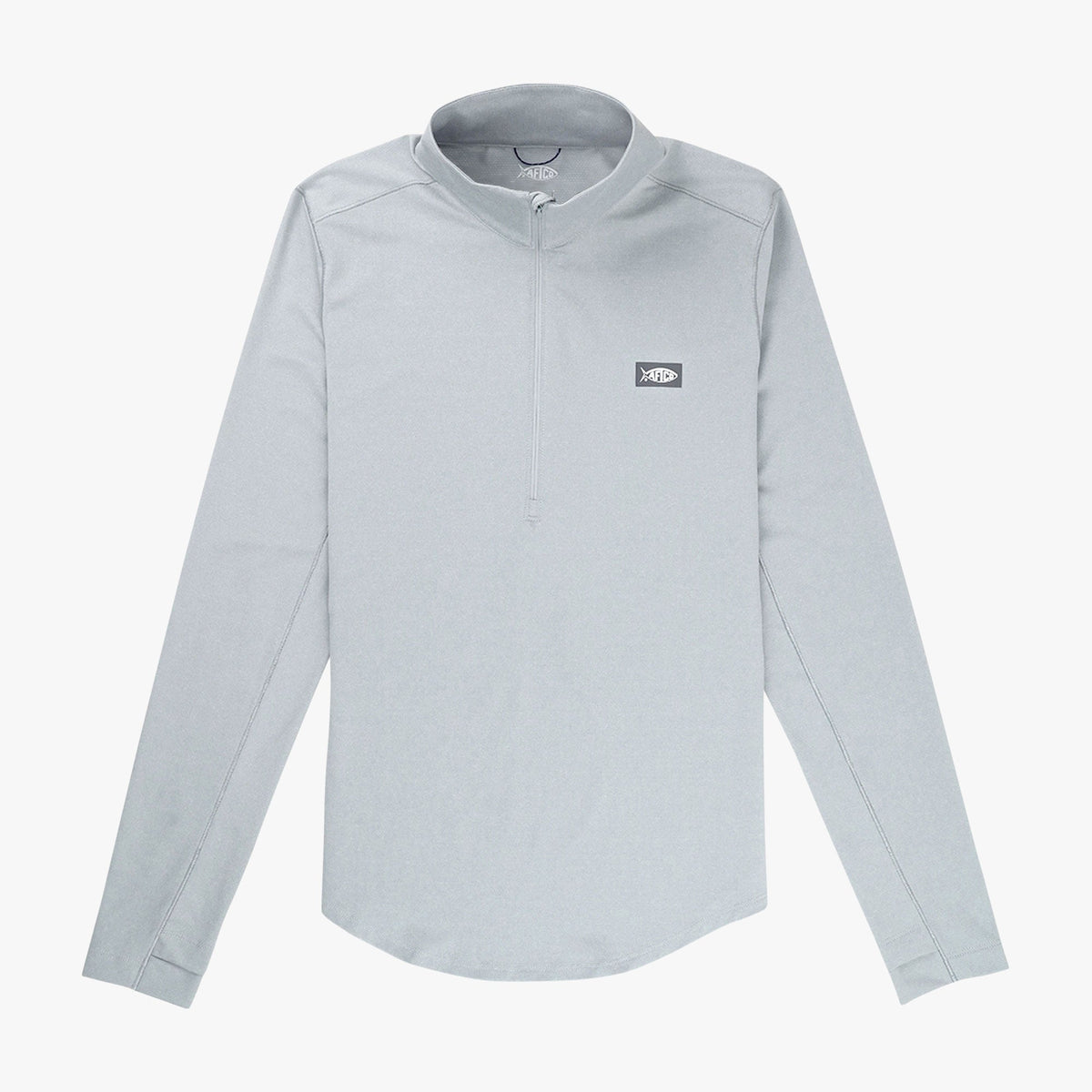 Harbor Gray Heather Women's Mojeaux 1/4 Zip Performance Shirt / AFTCO Essential