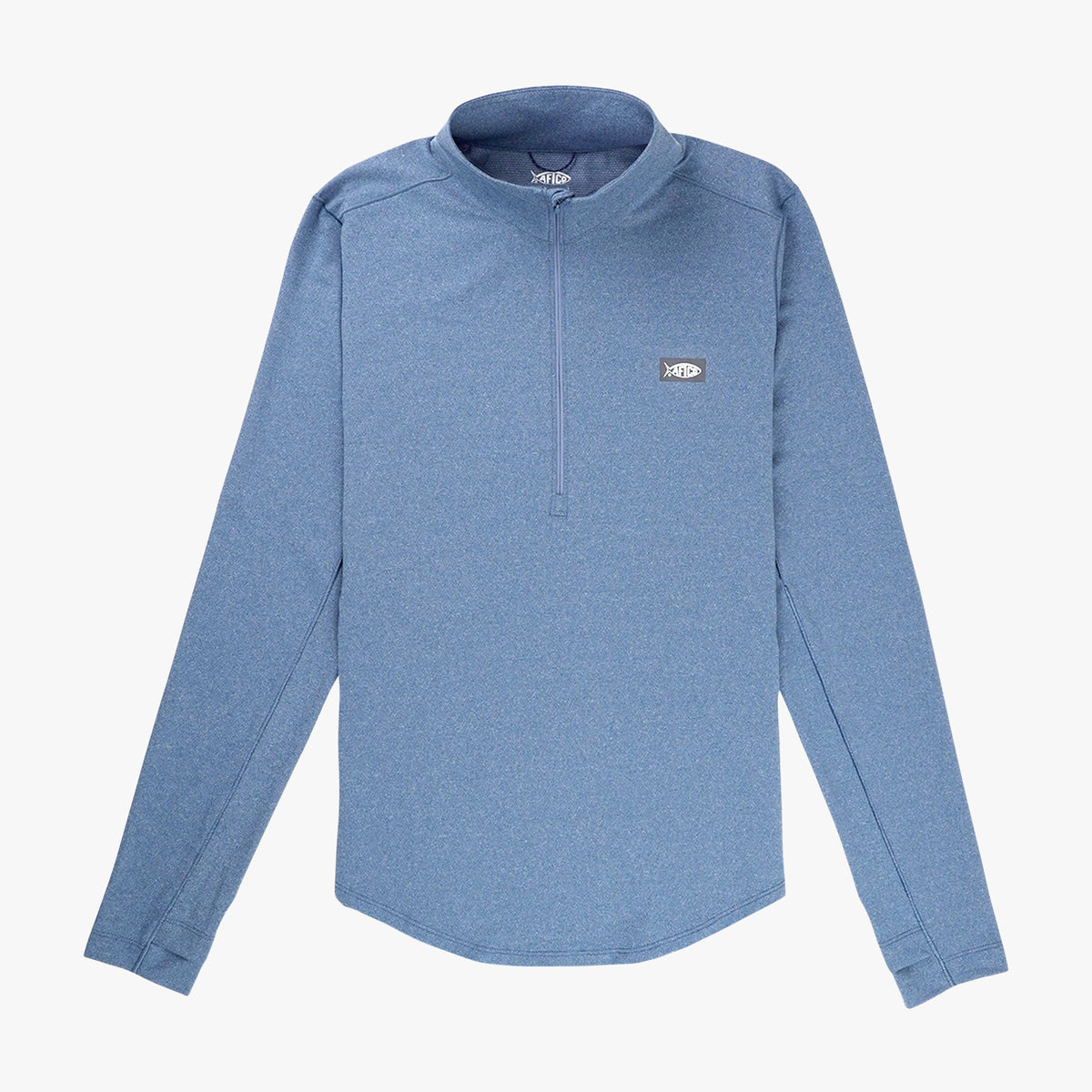 Harbor Gray Heather Women's Mojeaux 1/4 Zip Performance Shirt / AFTCO Essential