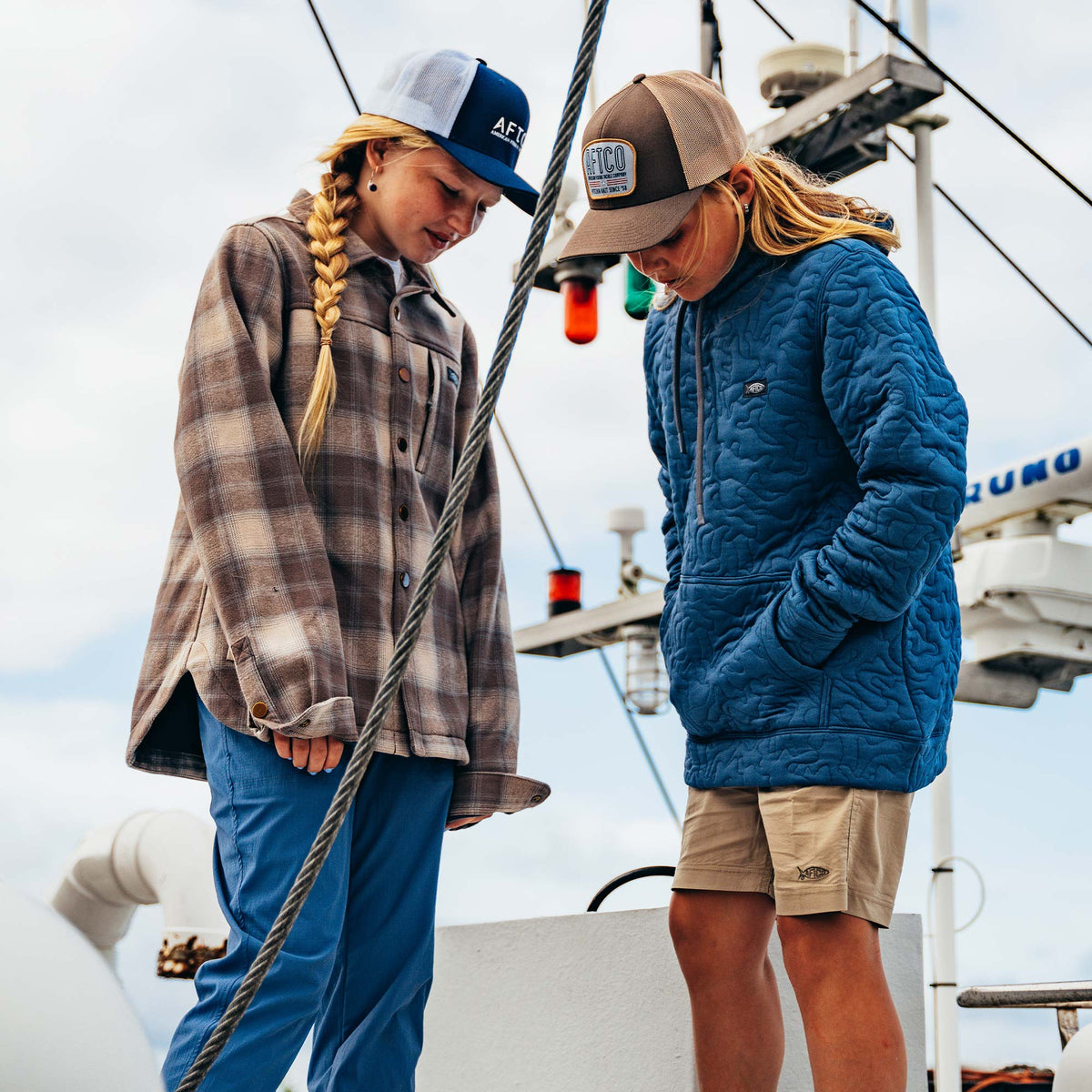 Sand Heather Women's Stout Shacket / AFTCO Discount