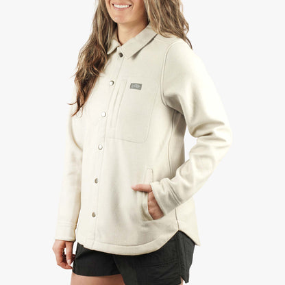 Sand Heather Women's Stout Shacket / AFTCO Discount