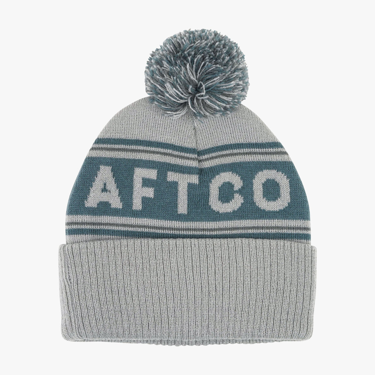 Light Gray Women's OG Pom Beanie / AFTCO Popular