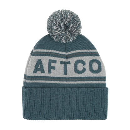 Light Gray Women's OG Pom Beanie / AFTCO Popular