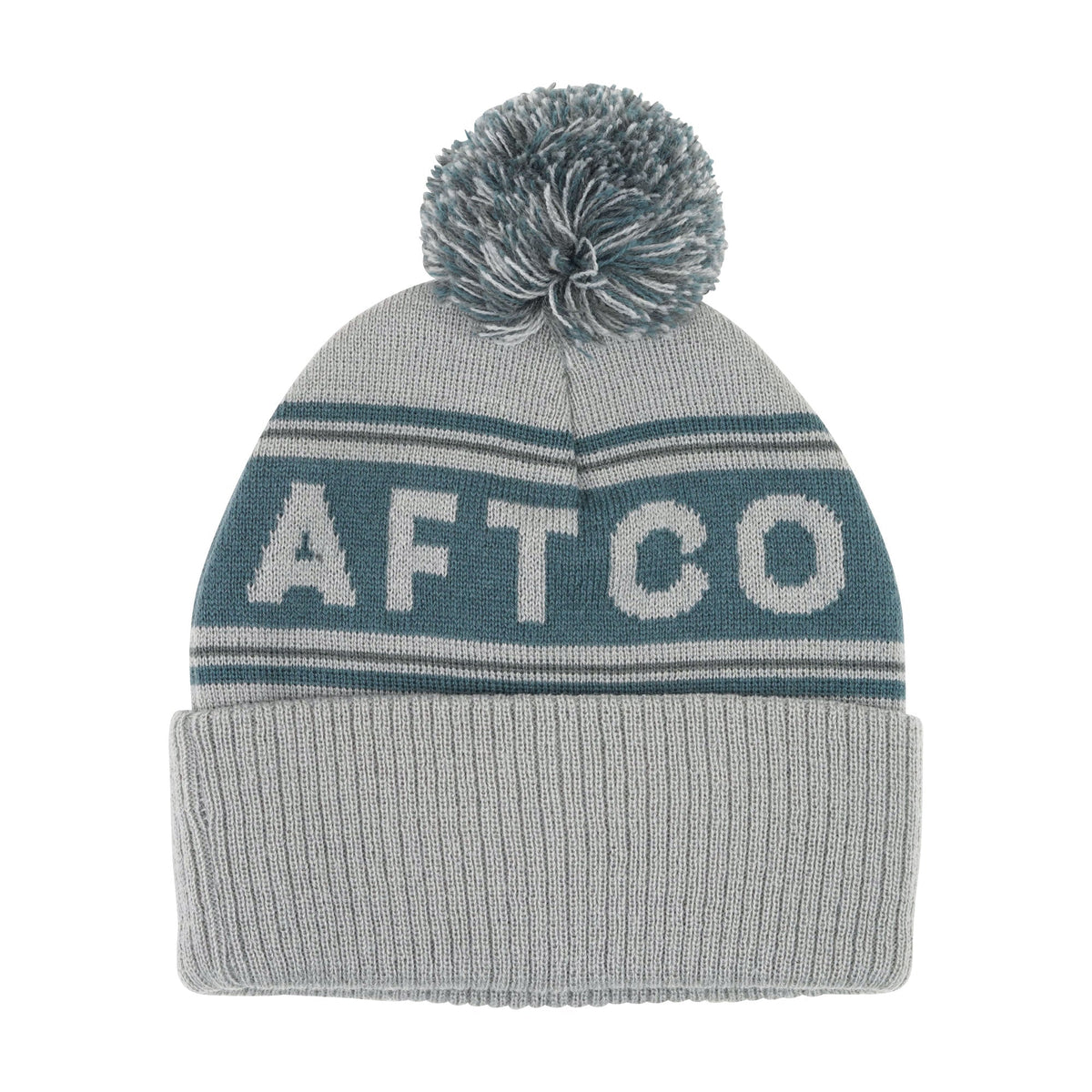Light Gray Women's OG Pom Beanie / AFTCO Popular