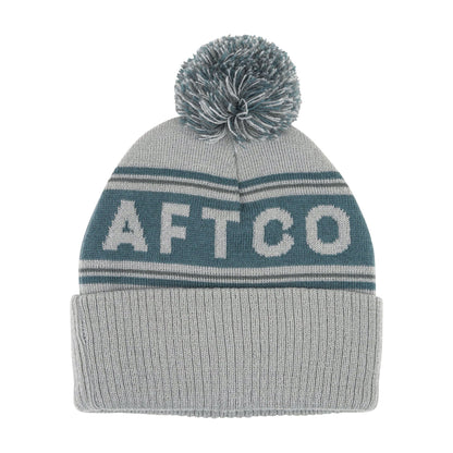 Light Gray Women's OG Pom Beanie / AFTCO Popular