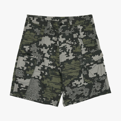 Navy Digi Camo Youth Tactical Shorts / AFTCO Trusted