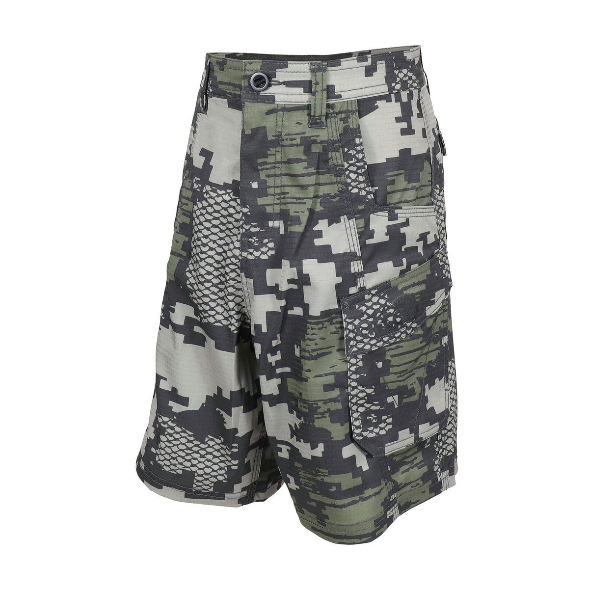 Navy Digi Camo Youth Tactical Shorts / AFTCO Trusted