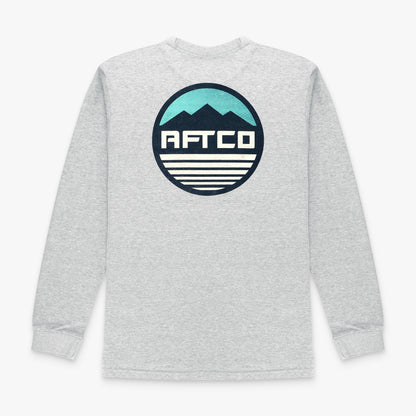 Athletic Heather Youth Peaks LS Fishing T-Shirt For Kids / AFTCO Hot Sale