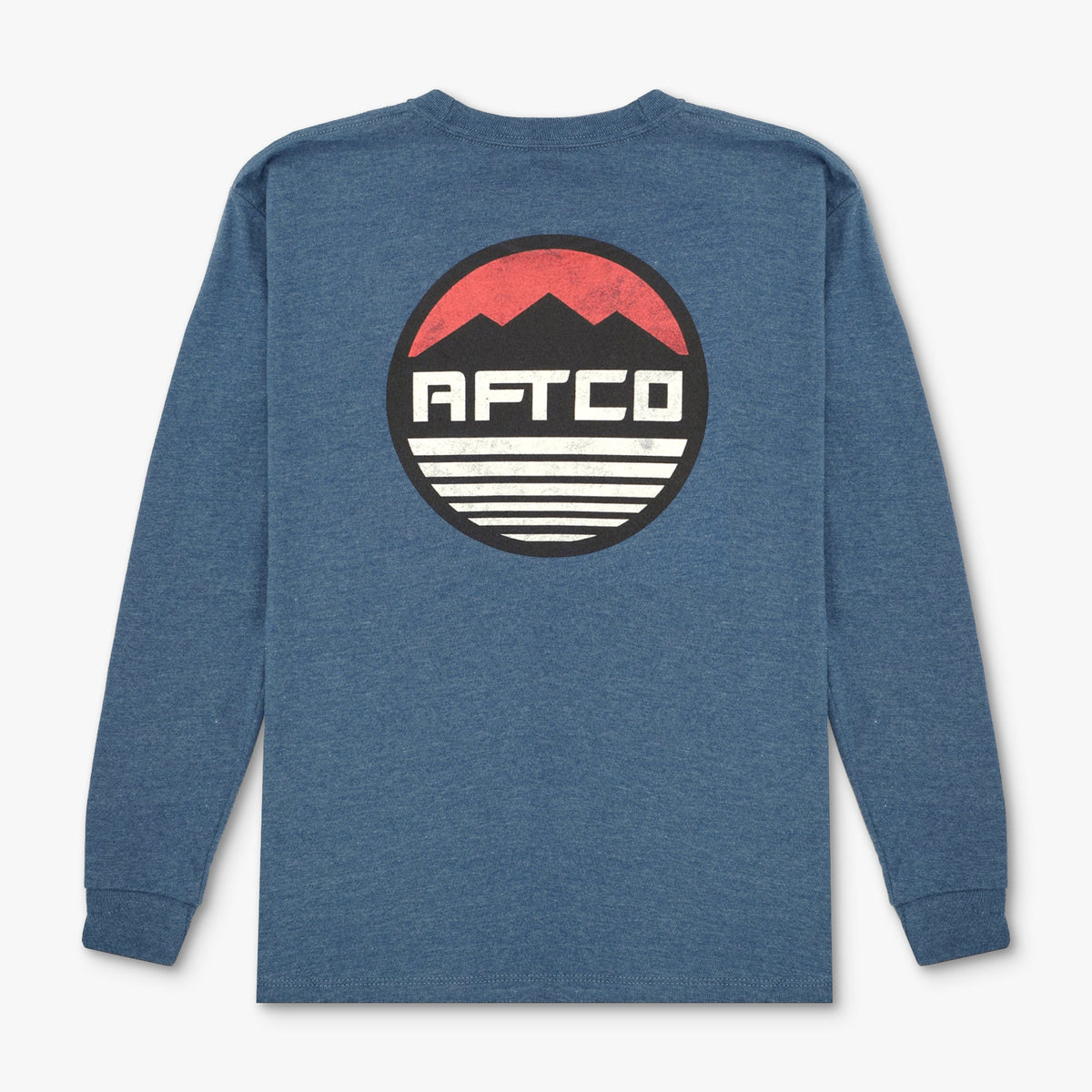 Athletic Heather Youth Peaks LS Fishing T-Shirt For Kids / AFTCO Hot Sale