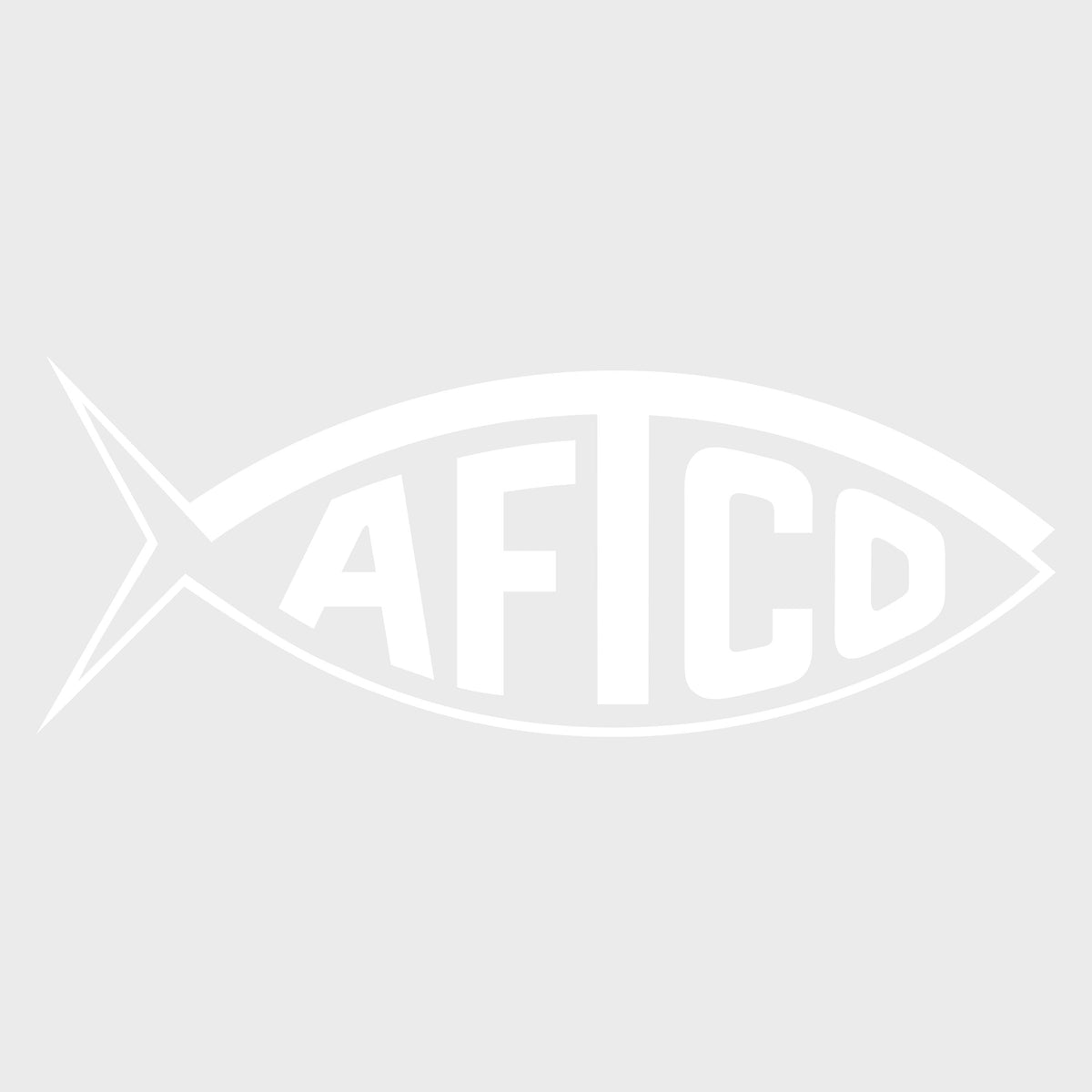 Blue AFTCO Small Boat Decal / AFTCO Popular