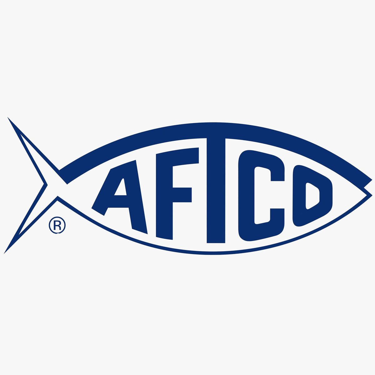 Blue AFTCO Large Boat Decal / AFTCO Signature