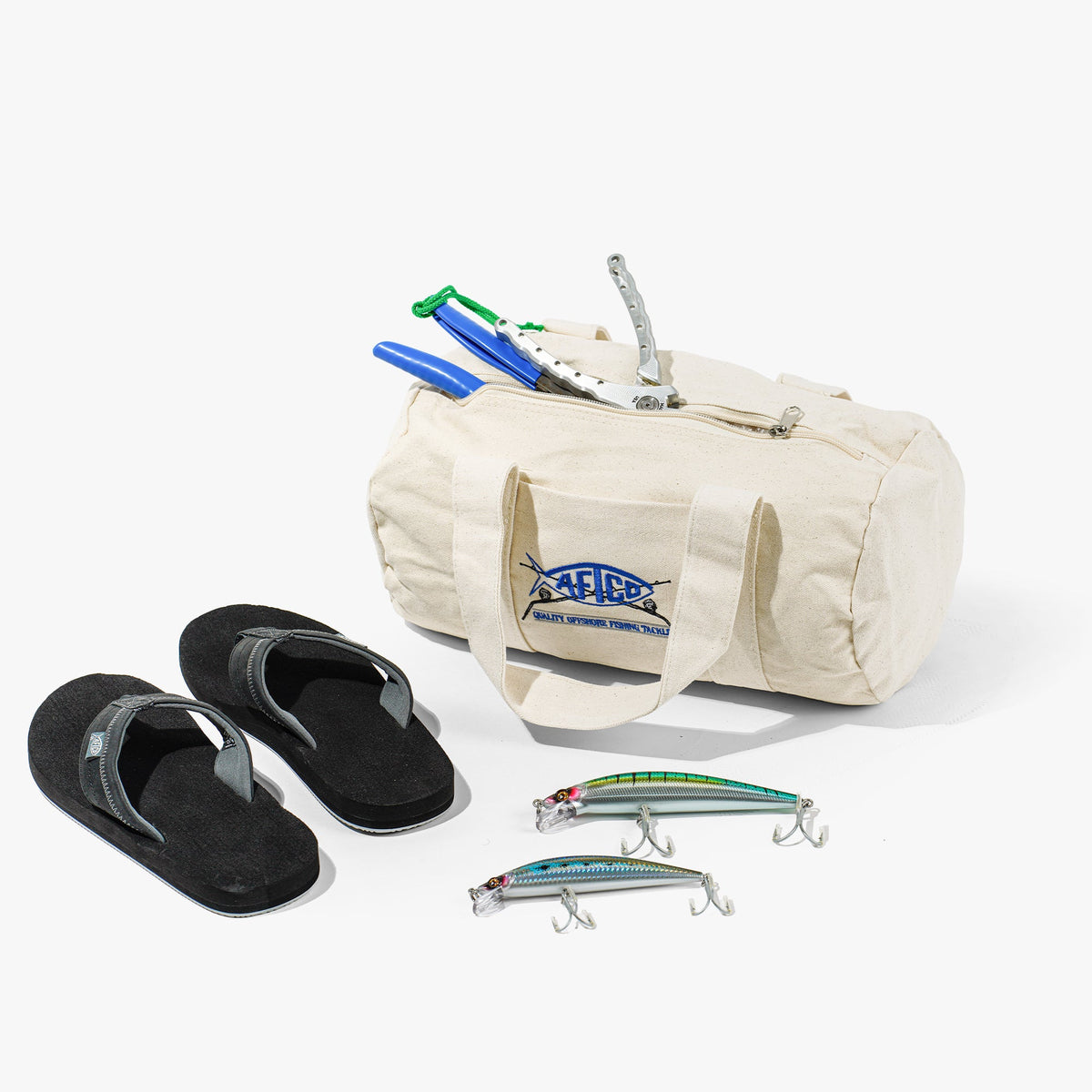 Natural Mooring Fishing Duffle Bag / AFTCO Great Value