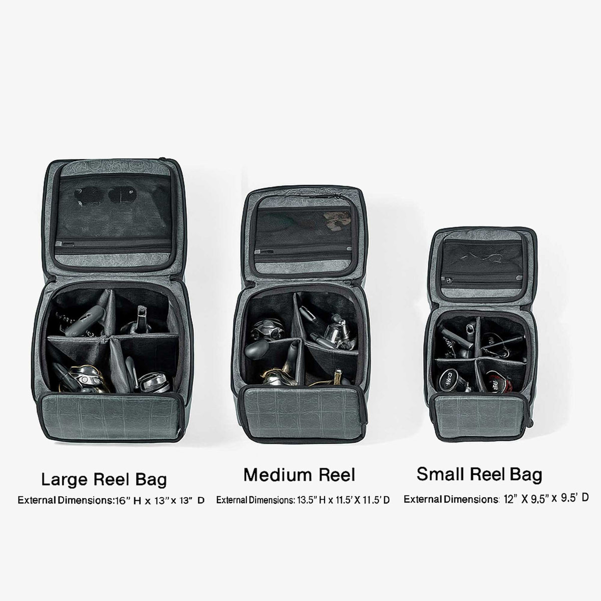 Charcoal Large Fishing Reel Bag / AFTCO Value