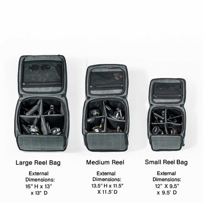 Charcoal Medium Fishing Reel Bag / AFTCO Everyday