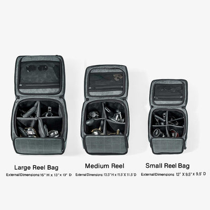 Charcoal Small Fishing Reel Bag / AFTCO Customer Favorite