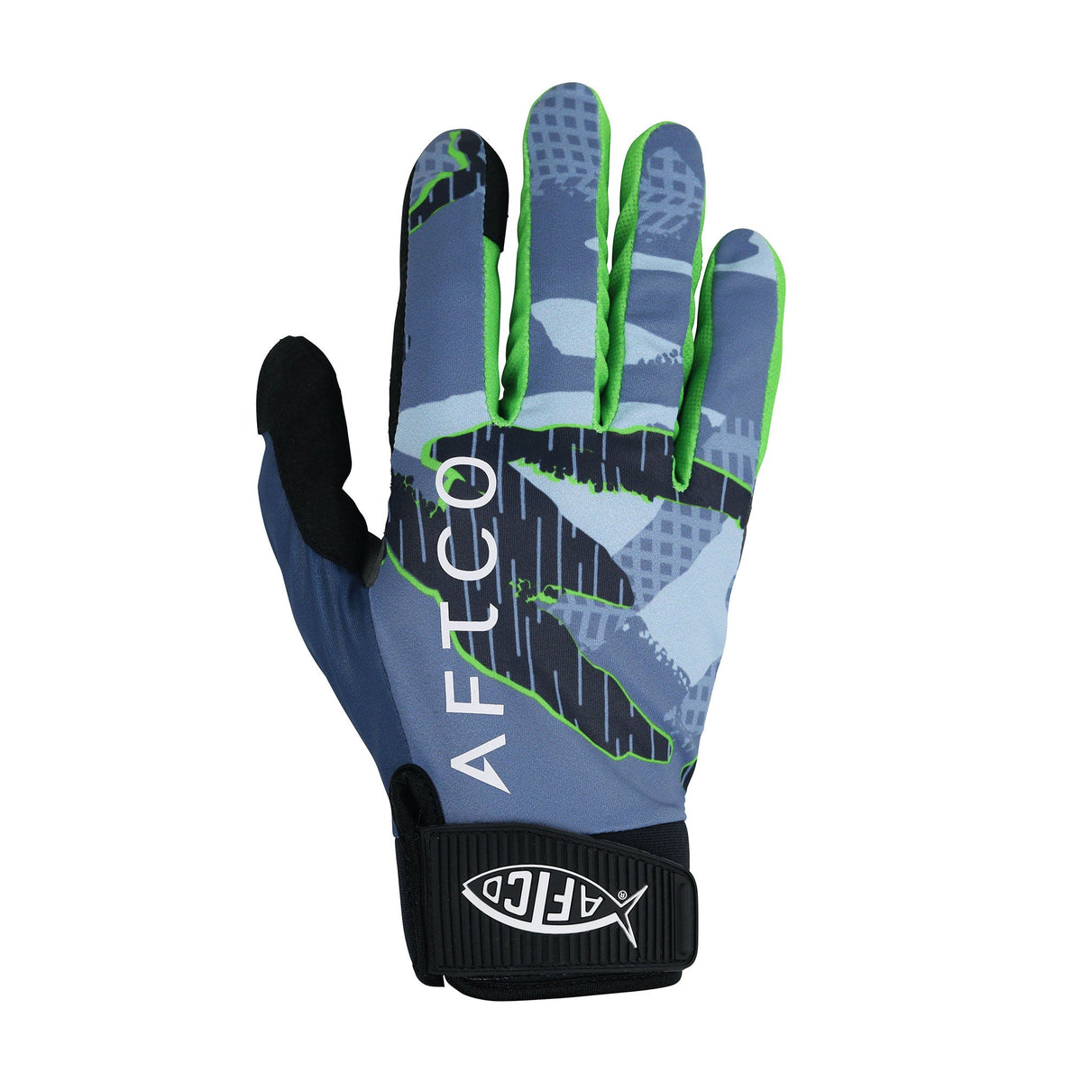 Blue JigPro Jigging Gloves / AFTCO Essential