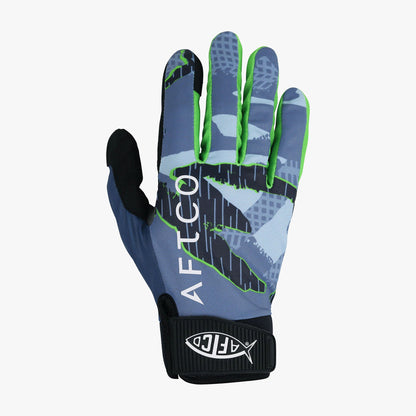 Blue JigPro Jigging Gloves / AFTCO Essential