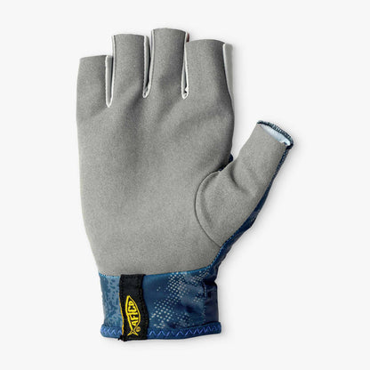 Naval Storm Camo Solblok Fingerless Fishing Gloves / AFTCO Everyday