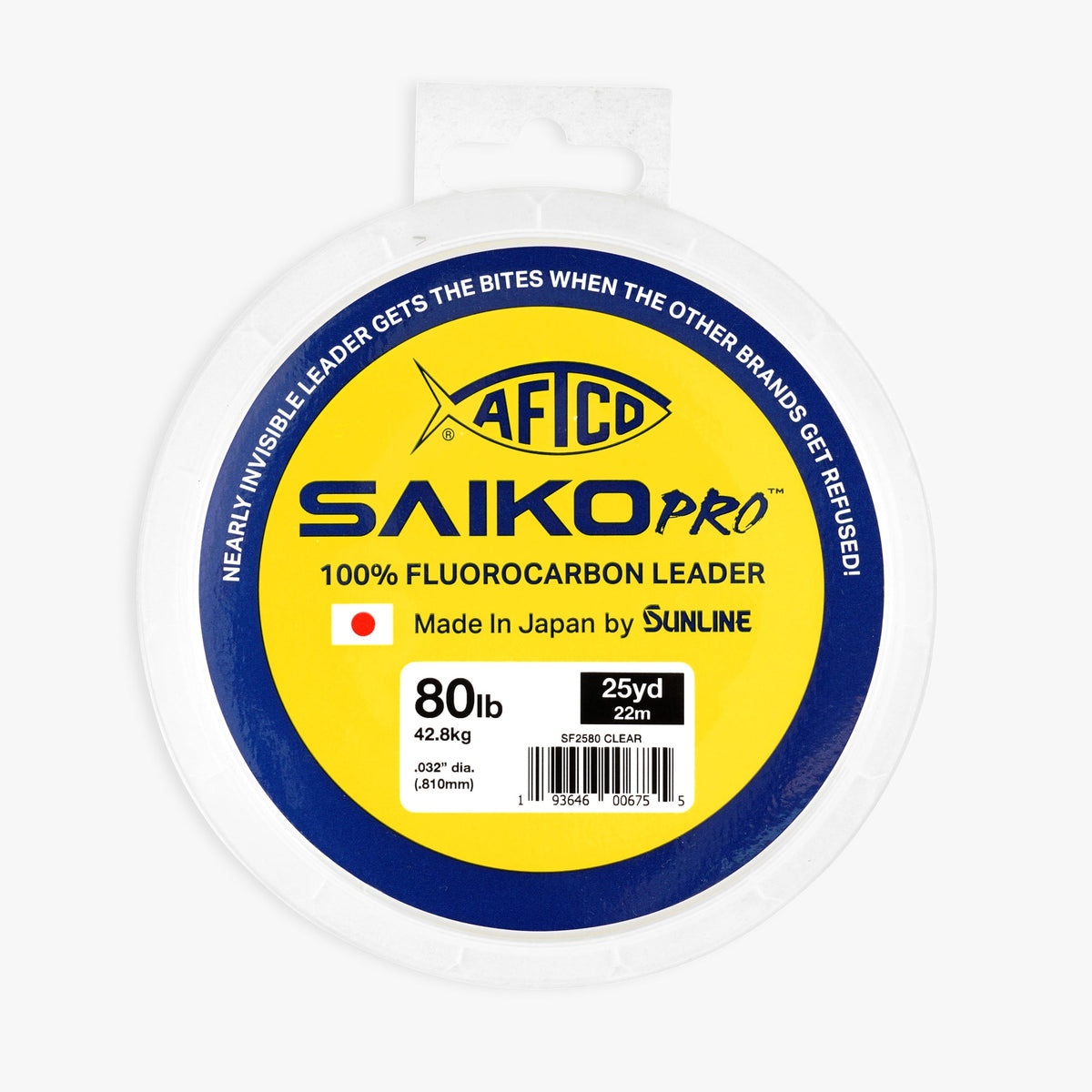 Clear Saiko Pro 100% Fluorocarbon Leader / AFTCO Top Pick