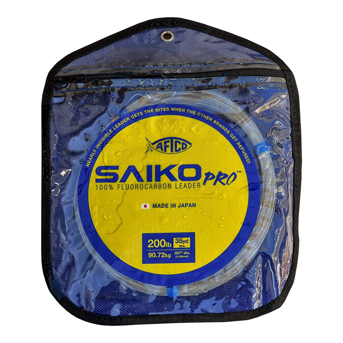 Clear Saiko Pro 100% Fluorocarbon Leader / AFTCO Top Pick
