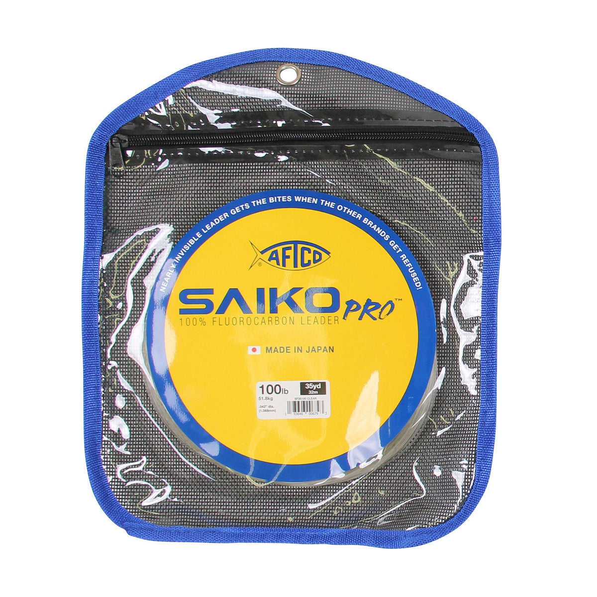 Clear Saiko Pro 100% Fluorocarbon Leader / AFTCO Top Pick