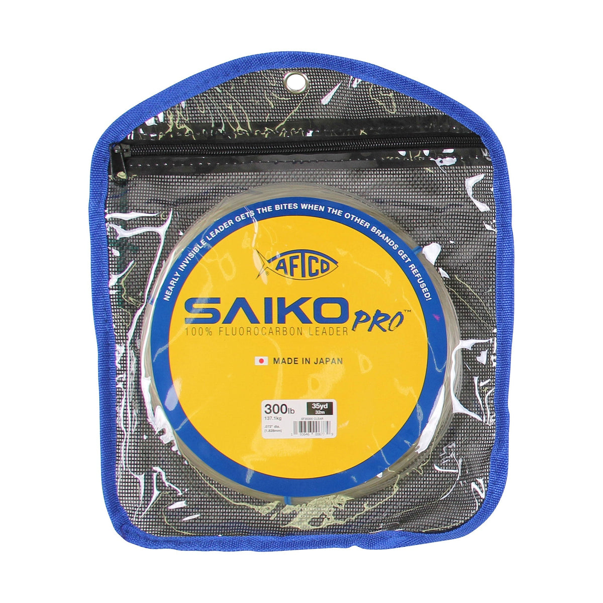 Clear Saiko Pro 100% Fluorocarbon Leader / AFTCO Top Pick
